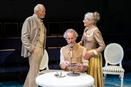 Charles Dance, Nicholas Farrell and Geraldine James in Creditors.
