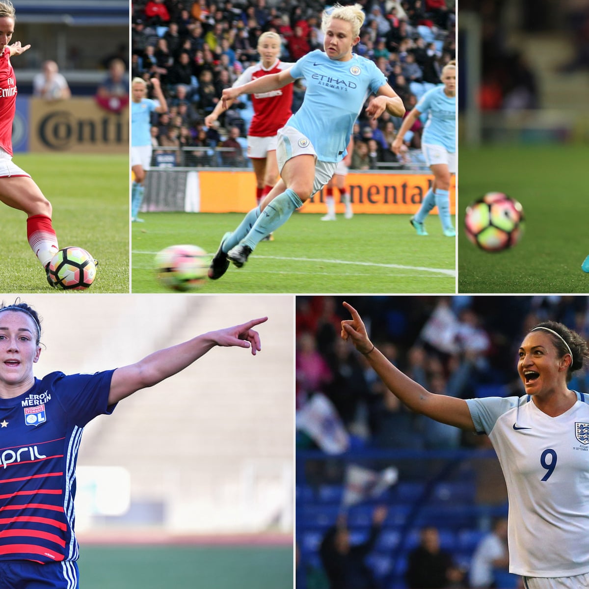 Five England Players In Contention For Women S Footballer Of The Year Women S Football The Guardian