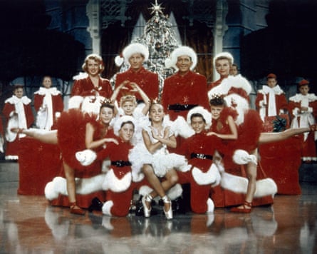Rosemary Clooney, Danny Kaye, Bing Crosby and Vera-Ellen in White Christmas.