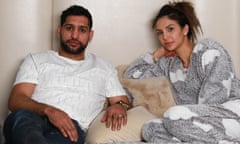 Meet The Khans: Big In Bolton<br>EMBARGOED TO 0001 FRIDAY MARCH 26 For use in UK, Ireland or Benelux countries only Undated BBC handout photo of Amir Khan with his wife Faryal Makhdoom. Khan has said a new BBC reality series about his family life has "brought us closer". Meet The Khans: Big In Bolton follows the professional boxer's home life with his wife and their three children. The series begins on BBC One on Monday. PA Photo. Issue date: Friday March 26, 2021. See PA story SHOWBIZ Khan. Photo credit should read: Chatterbox Media/BBC/PA Wire NOTE TO EDITORS: Not for use more than 21 days after issue. You may use this picture without charge only for the purpose of publicising or reporting on current BBC programming, personnel or other BBC output or activity within 21 days of issue. Any use after that time MUST be cleared through BBC Picture Publicity. Please credit the image to the BBC and any named photographer or independent programme maker, as described in the caption.