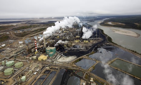 The Suncor tar sands processing plant near the Athabasca River near Fort McMurray. Tuncak spent two weeks touring areas of concern across the country.