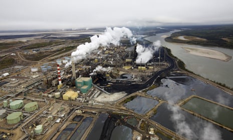 A tar sands plant in Alberta, Canada.