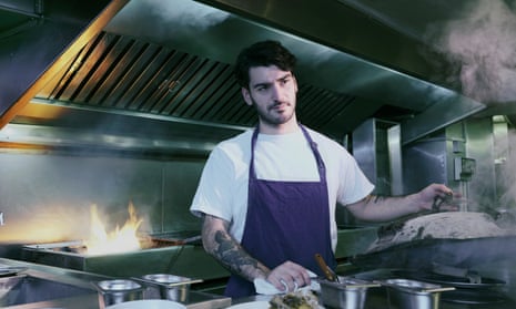 Sertaç Dirik, winner of OFM’s Young Chef award, at his restaurant Mangal 2, east London.