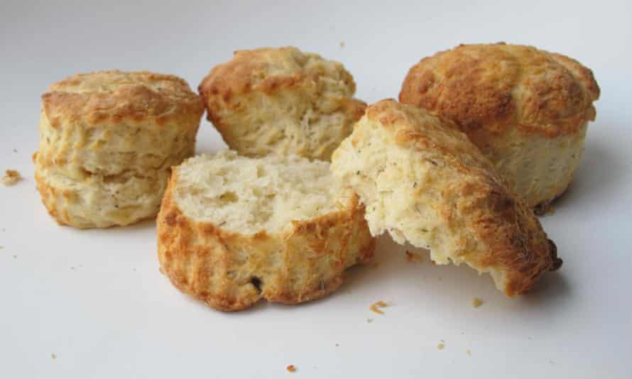 Cheese scones by Penrhyn castle, via Jane Pettigrew's book Traditional Teatime Recipes.