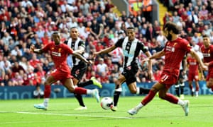Sadio Mané double gives Liverpool comeback win after Newcastle scare Mohamed Salah scores Liverpool’s third goal
