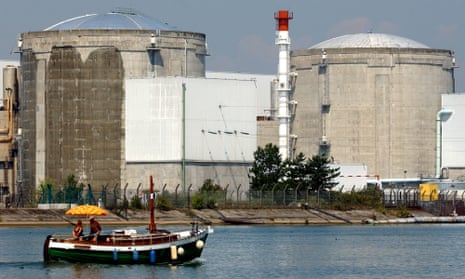 nuclear plant boat Fessenheim France river