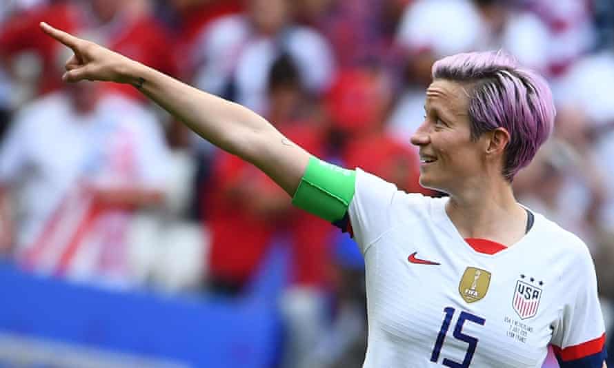 Megan Rapinoe wrote on Instagram: ‘So much being done about the protests. So little being done about what we are protesting about. We will not be silenced.’