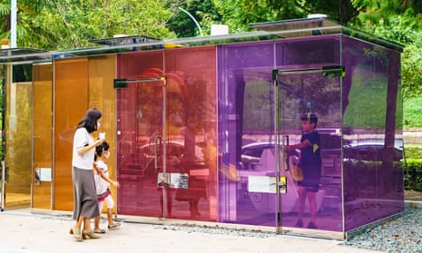 Xxx School Bas Stop Hd - Tokyo's public toilets may be transparent â€“ but at least they're building  some | Architecture | The Guardian