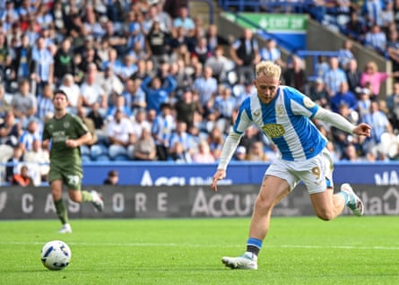 Joseph Taylor scores Huddersfield’s crucial third goal