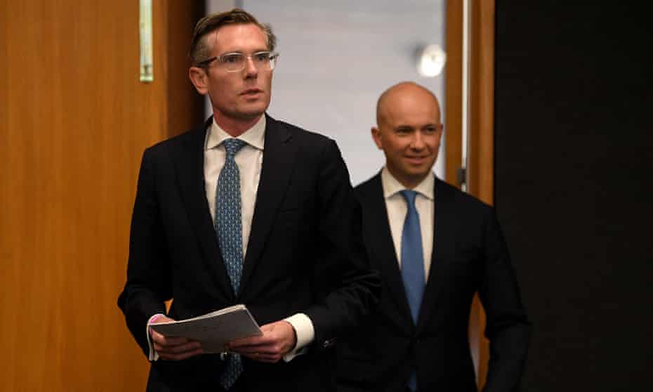 NSW premier Dominic Perrottet and treasurer Matt Kean