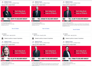 Grassroots Facebook Brexit Ads Secretly Run By Staff Of Lynton Crosby Firm Politics The Guardian
