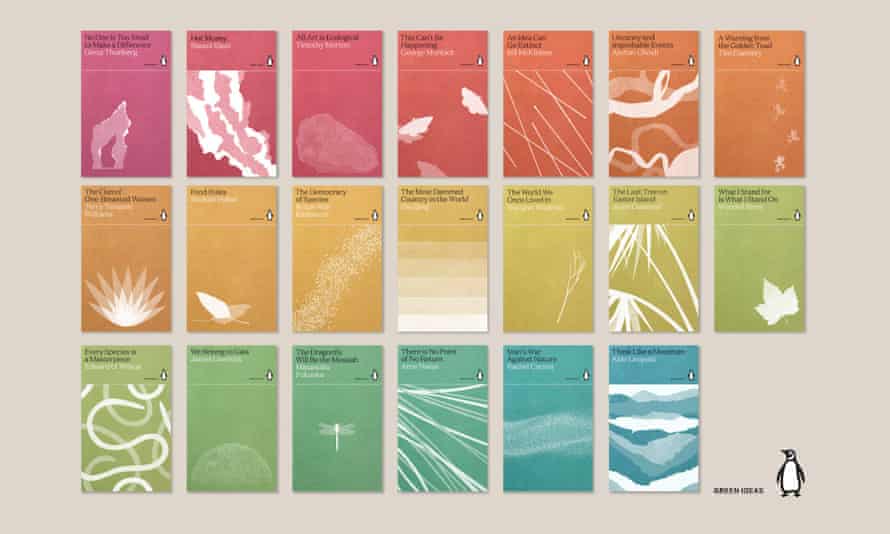 The covers in Penguin Classics' Green Ideas series