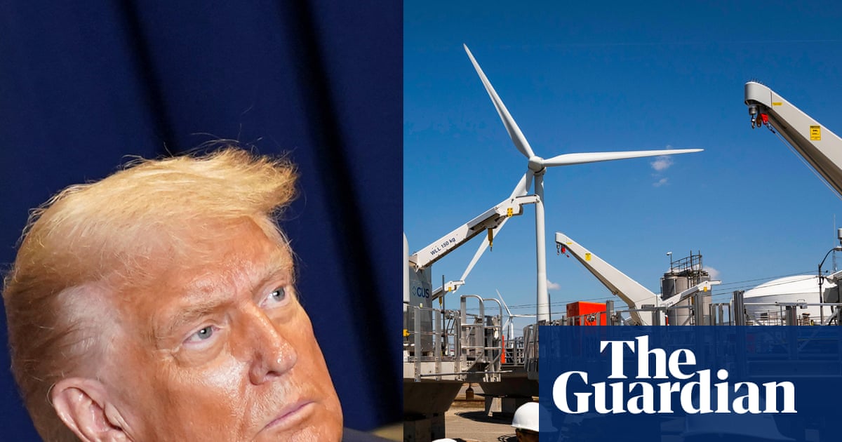 How Trump's assault on US wind industry threatens jobs and power for nearly 5m homes