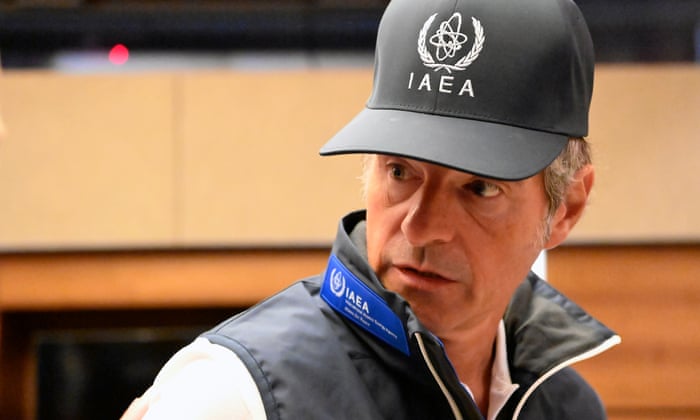 Russia-Ukraine war live: Ukrainian troops begin counter-offensive in south, says military command | Ukraine 4 The IAEA director general, Rafael Grossi.