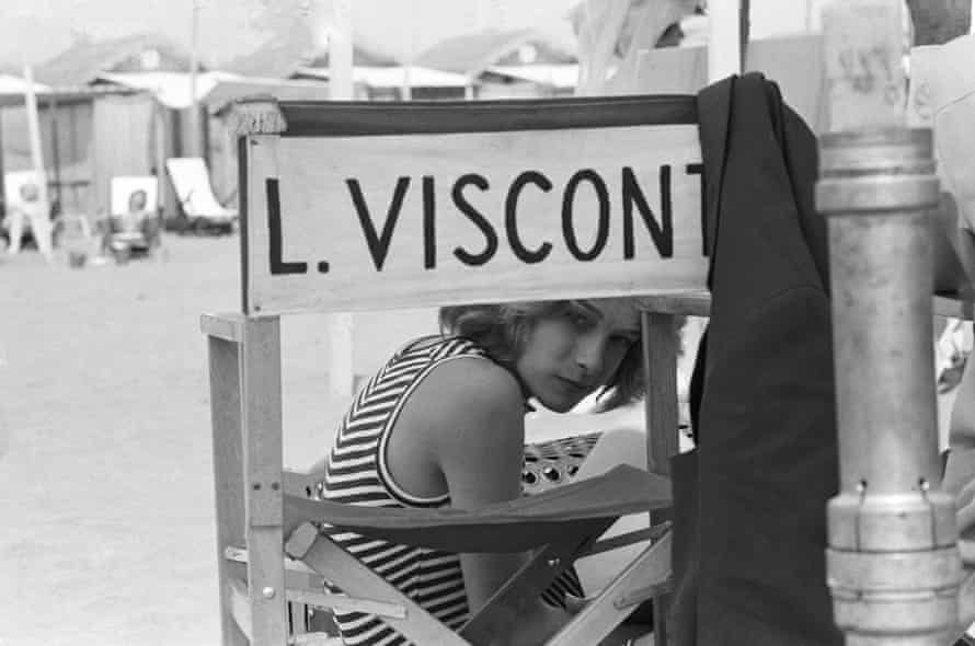 Björn Andrésen on the set of Death in Venice, 1970.