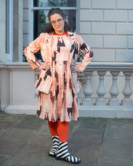 Agnes Callard, outside the Wallace Collection building, London