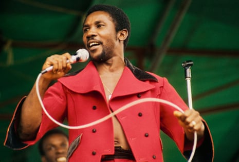 ‘Cut a swathe through Jamaican music’ … Toots Hibbert performing in Hyde Park, London, in 1974.