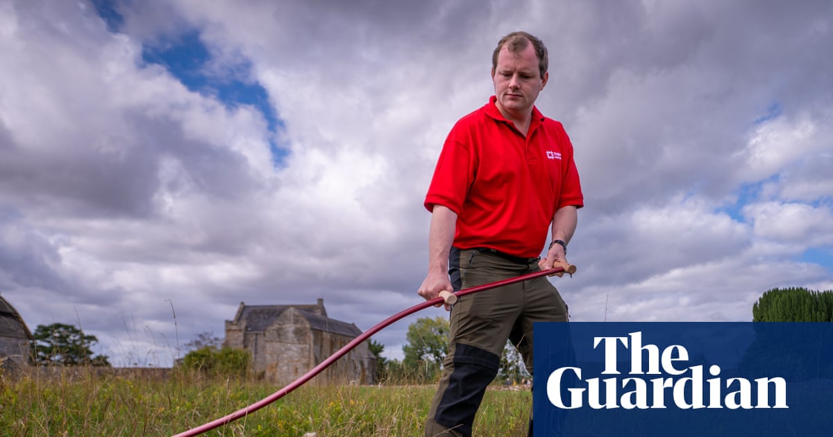 English Heritage trains new generation of scythers to maintain meadows and craft
