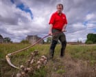 English Heritage trains new generation of scythers to maintain meadows and craft