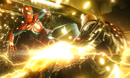 Rapid descents into fisticuffs … Marvel’s Spider-Man.
