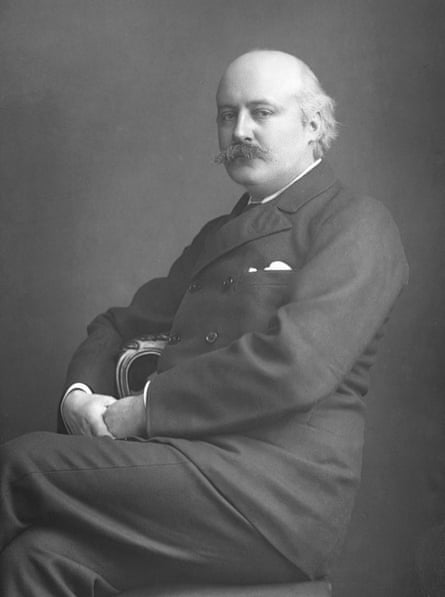 Composer and organist Hubert Parry (1848-1918).