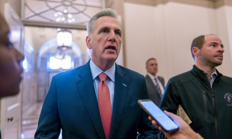 Republican speaker of the House Kevin McCarthy.