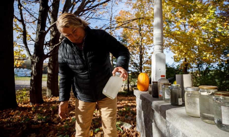 Bonnie Pauze says the water from her artesian well is 'some of the best stuff on the planet'.