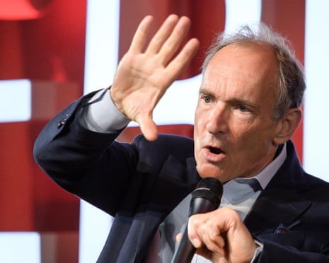 Tim Berners-Lee, the inventor of the world wide web