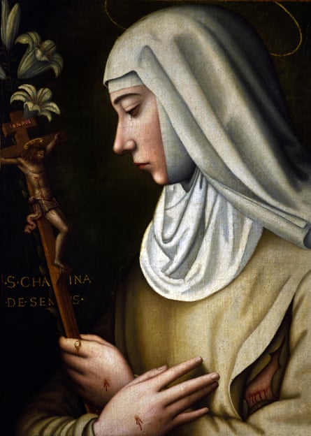 St Catherine of Sienna de Ricci by Plautilla Nelli, a self-taught nun-artist and the first-known female Renaissance painter of Florence.