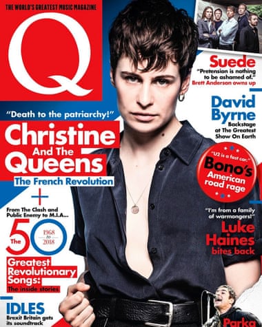 Christine and the Queens on the cover of Q magazine.