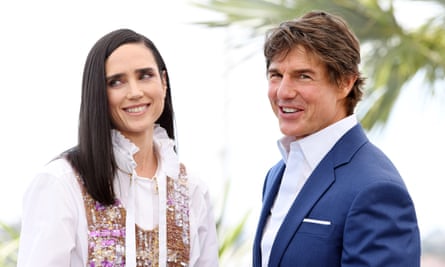 Tom Cruise and Jennifer Connelly at the Top Gun: Maverick photocall.