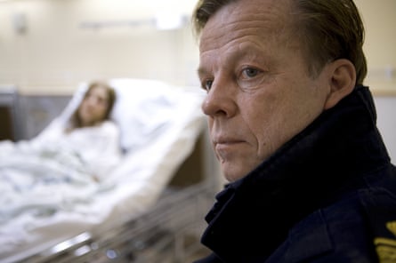 Krister Henriksson as Kurt Wallander.