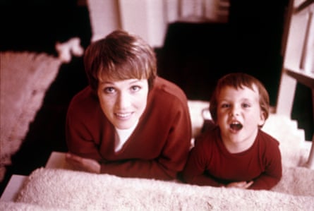 Julie Andrews with her daughter Emma Walton Hamilton in the 1960s.