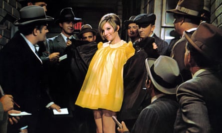 Barbra Streisand in Funny Girl.