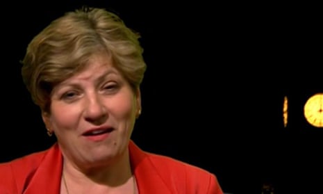 Emily Thornberry gets spiky with David Dimbleby - video