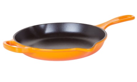 Le Creuset cast iron skillet