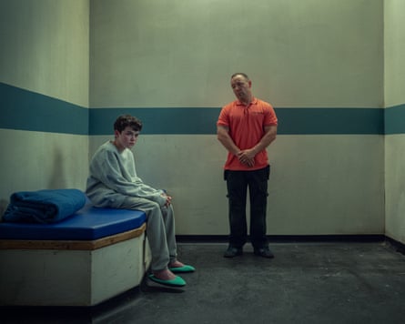Owen Cooper as Jamie Miller and Stephen Graham in Adolescence.