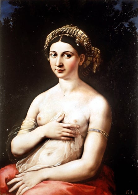 ‘The similarities are just too close for coincidence’ … Raphael’s La Fornarina, or The Baker’s Daughter.