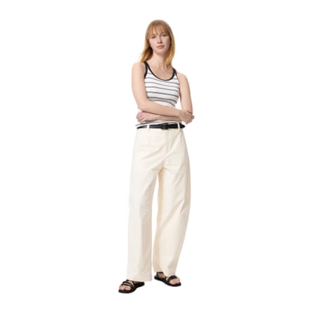 Uniqlo Jersey Barrel Leg Trousers