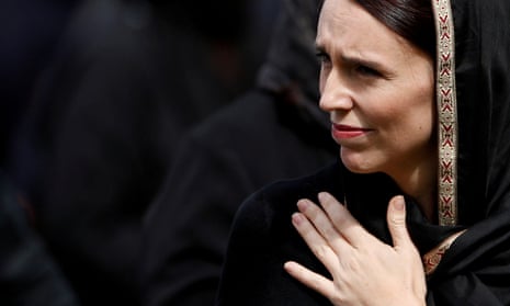 Jacinda Ardern articulated national sympathy for the victims of the Christchurch mosque attack.