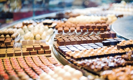 Chocolate at Läderach, Bern, Switzerland