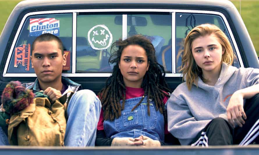 Chloe Grace Moretz, Sasha Lynn and Forrest Goodluck in the Miseducation of Cameron Post.