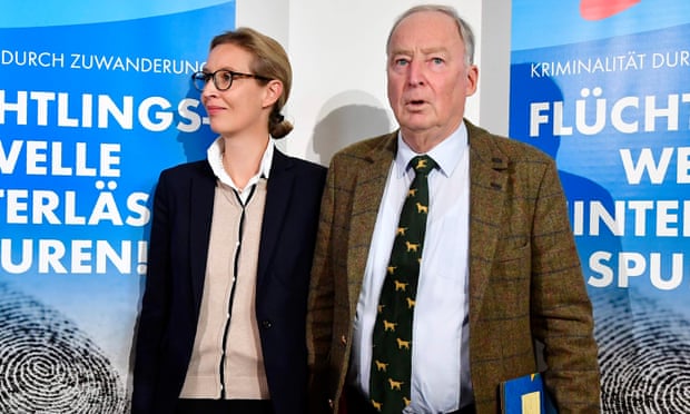 AfD leaders Alexander Gauland and Alice Weidel