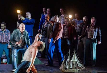 Sounding fantastic… the male chorus of The Flying Dutchman at the Royal Opera House