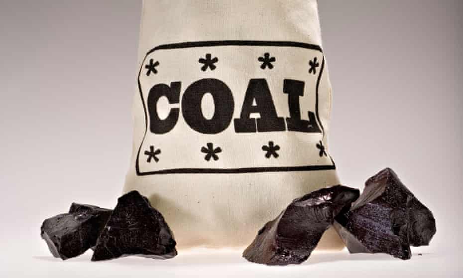 a bag of coal
