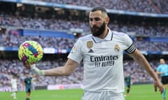 Karim Benzema scored a first-half hat-trick in Real Madrid’s 4-2 win over Almería