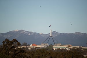 A covid restricted Parliament, using video conferencing resumes today in a chilly Canberra where snowfalls over the weekend blanketed the Brindabella mountains.