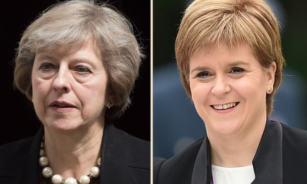 Theresa May will meet Nicola Sturgeon in Edinburgh.