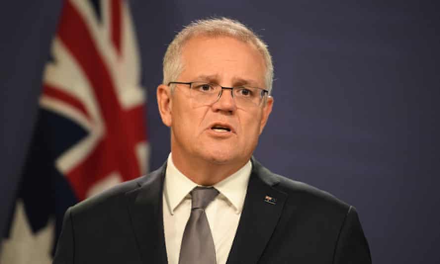 Australian prime minister Scott Morrison