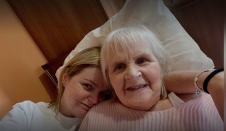 A young woman and an old woman.